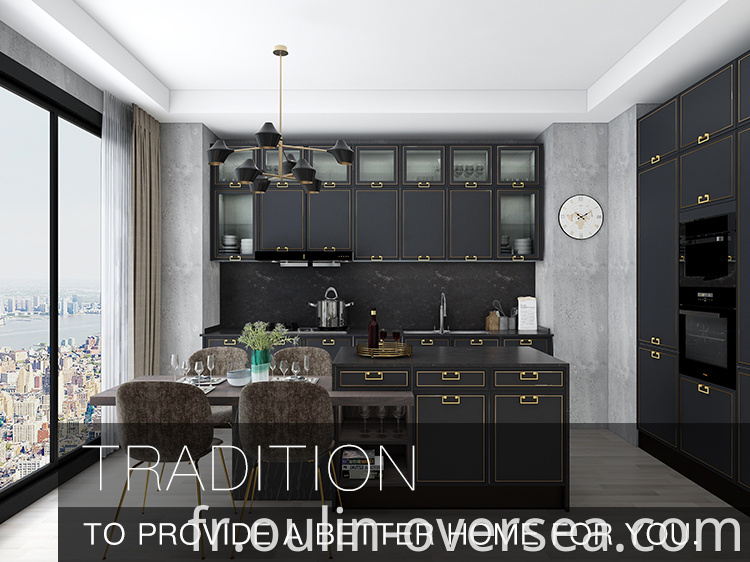 New chinese style light luxury kitchen kitchen cabinets 